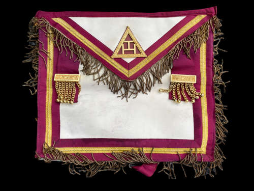 MASONIC REGALIA APRON * VINTAGE * 70s NO RESERVE VALUE R 450