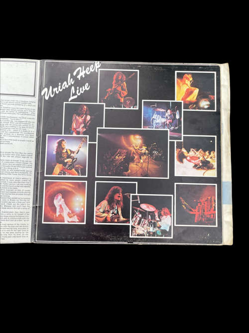 URIAH HEEP LIVE  LP VINYL / ESTIMATE R R 10- R 20