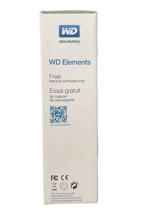 WD ELEMENTS 1 TB EXTERNAL HARD DRIVE * SECOND HAND * BARGAIN