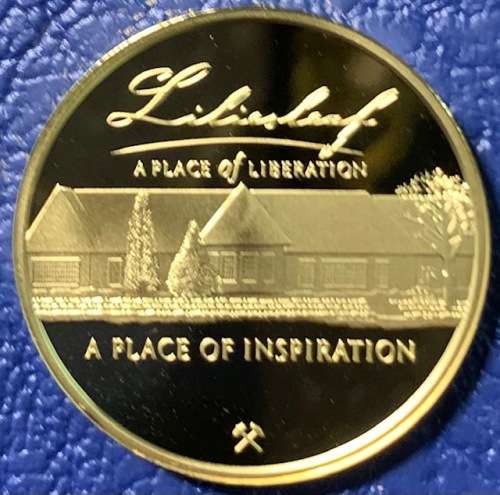 2012 Very rare Mandela Lilliesleaf half ounce .999 Proof gold coin, special box, cd, COA 525
