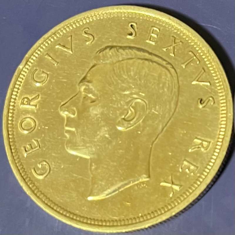 1952 Five Shilling Coin 0.500 Silver 28.28 grams encapsulated proof