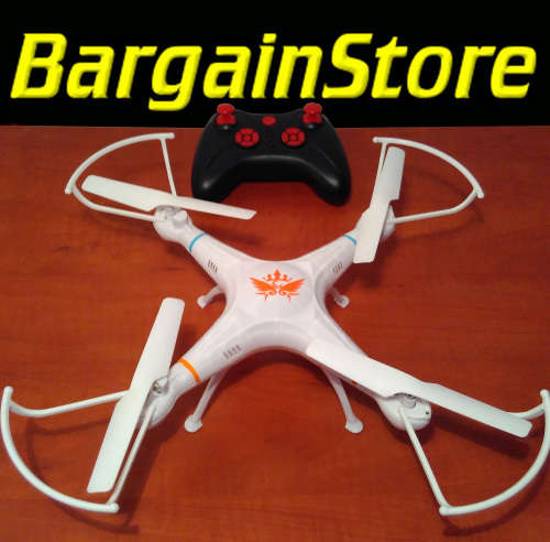 Large ARES STAR quadcopter drone, 39cm diagonal wingspan, RC 2.4 GHz, 6 axis gyroscope <LOCAL STOCK>