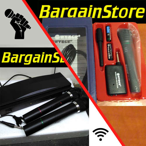 SINGLE wireless microphone set ///+120/// upgrade to DUAL wireless mic system <LOCAL STOCK>