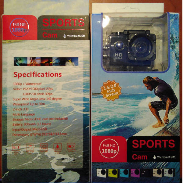 1080p action camera