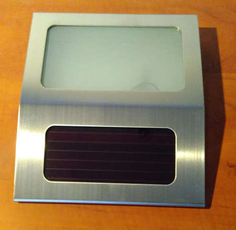 Solar LED Number Display, Stainless Steel