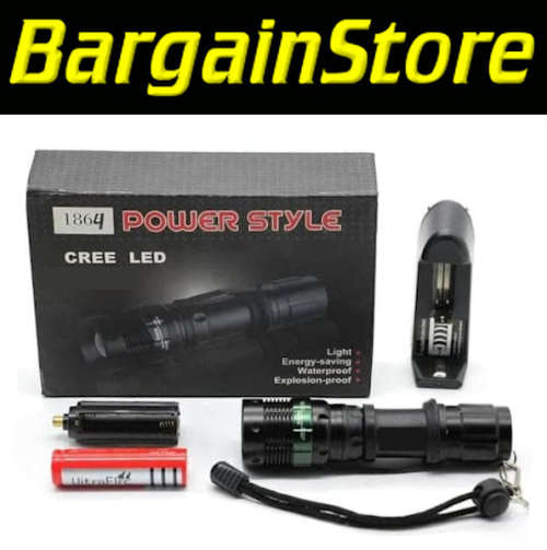 CREE LED 84000 Lumens Flashlight Torch