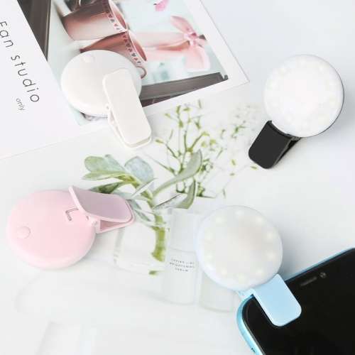 LED Selfie Light, Rechargeable LED Selfie Ring Light