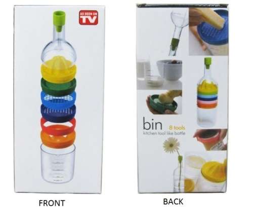 8 in 1 Kitchen Tool Wine Bottle Set - 3 ON AUCTION