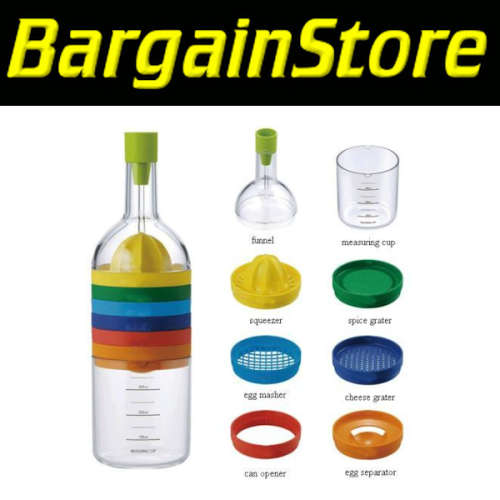 8 in 1 Kitchen Tool Wine Bottle Set - 3 ON AUCTION