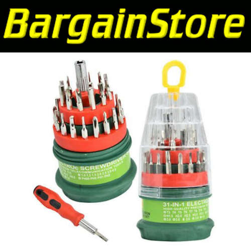 31 Piece Electron Screwdriver Set - 3 ON AUCTION