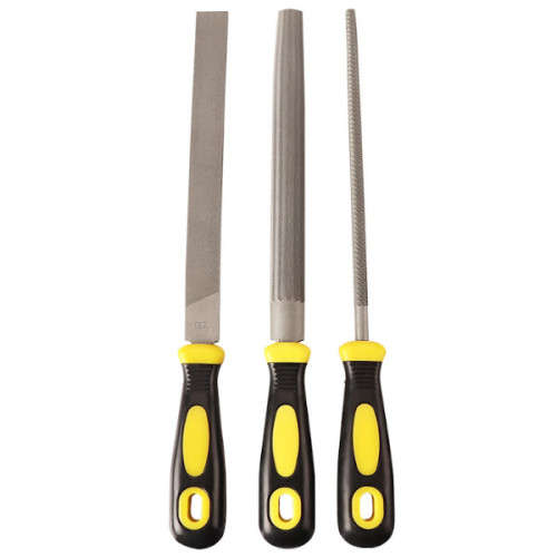 3 Piece 30cm Steel File Set - 3 ON AUCTION