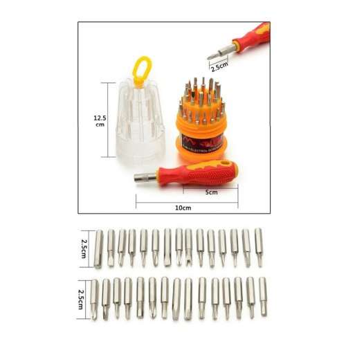 31 Piece Electron Screwdriver Set
