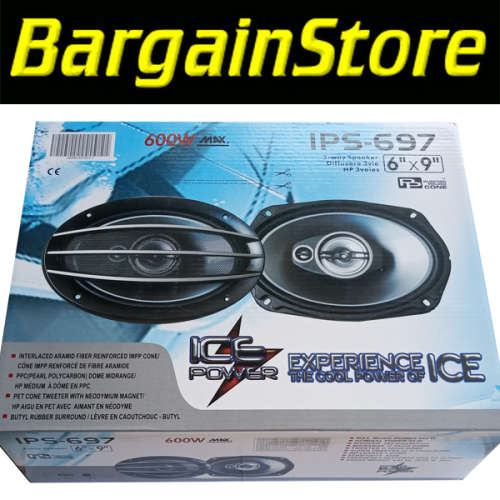 Pair of 6 x 9" 3 Way Speakers