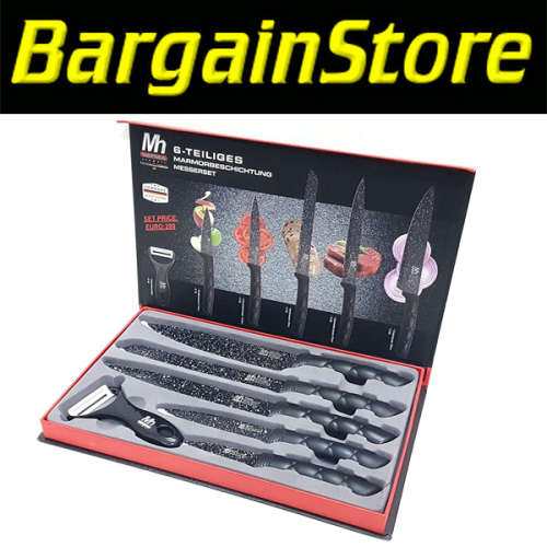 Marble Coated Knife Set