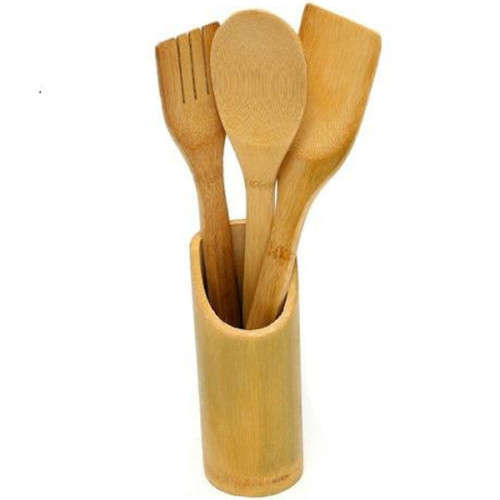 5 Piece Bamboo Cooking Utensil Set
