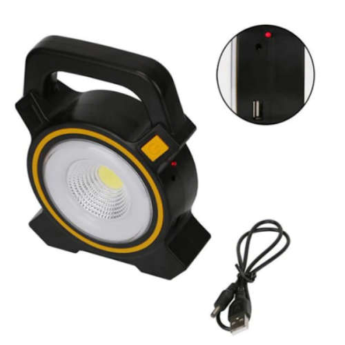 Solar and USB Rechargeable COB LED Light - 3 ON AUCTION