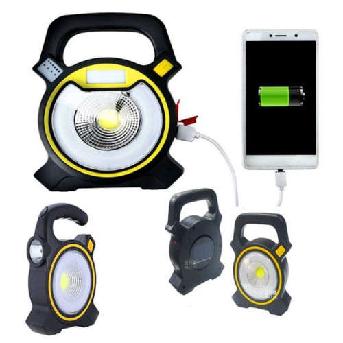 Solar and USB Rechargeable COB LED Light - 3 ON AUCTION