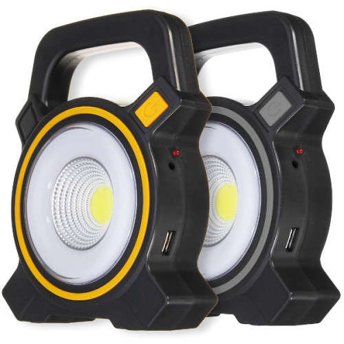 Solar and USB Rechargeable COB LED Light - 3 ON AUCTION