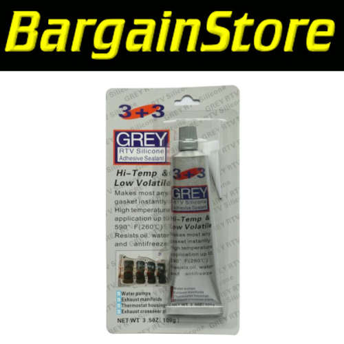 Grey Gasket Maker - 3 ON AUCTION