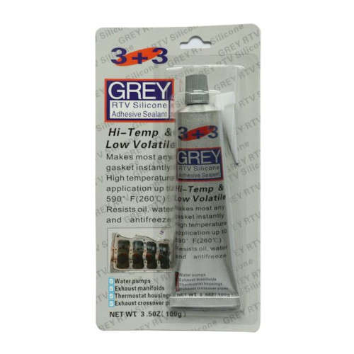 Grey Gasket Maker - 3 ON AUCTION