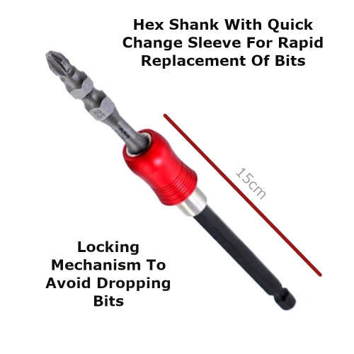 Magnetic Quick Bit Holder - 3 ON AUCTION