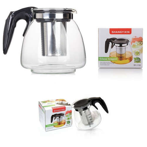 900ml Borosilicate Glass Tea/Coffee/Fruit Diffuser - 3 ON AUCTION