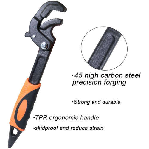 Heavy Duty Automatic Pipe Wrench Set