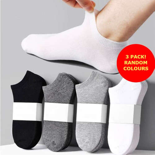 3 Pack Ladies Ankle / Secret Socks