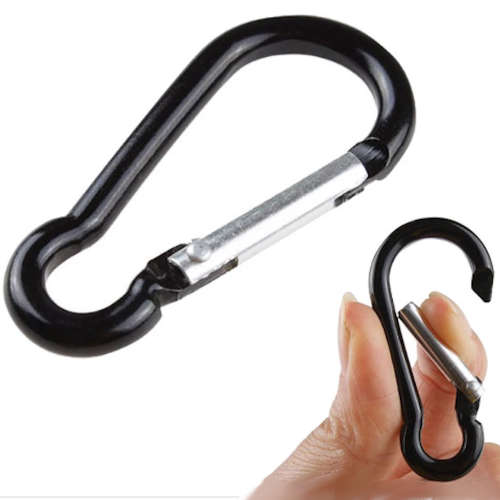4 Piece Carabiner Aluminium Alloy Snap Clip Set - 3 ON AUCTION
