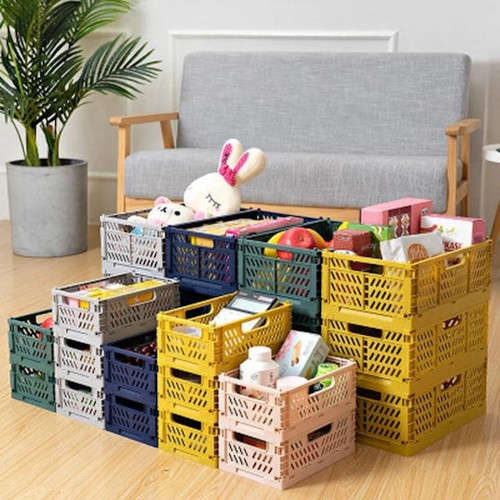 Folding Storage Basket - 3 ON AUCTION