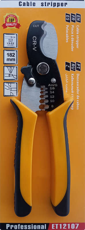 8` Heavy Duty Cable Cutter and Stripper - 3 ON AUCTION