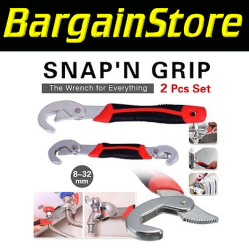 2 Piece Heavy Duty Adjustable Pipe Wrench Set - 2 ON AUCTION