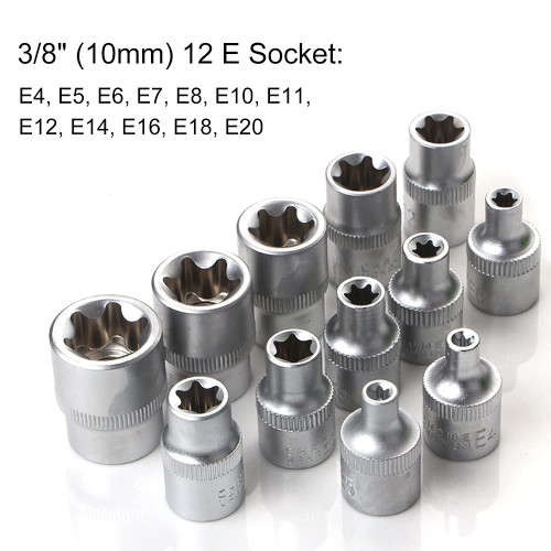 34 Piece E-Torx Socket Bit Set