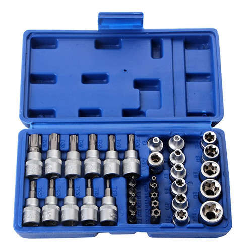 34 Piece E-Torx Socket Bit Set
