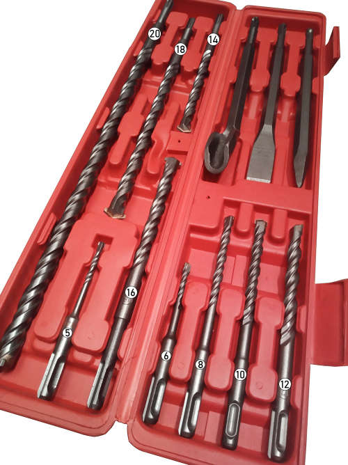 12 Piece Ultimate SDS Kit - LAST 2 UNITS