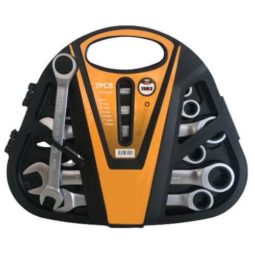 7 Piece Combination Ratchet Spanner Set