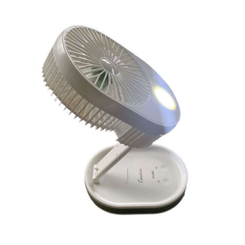 Folding Rechargeable Fan with Light