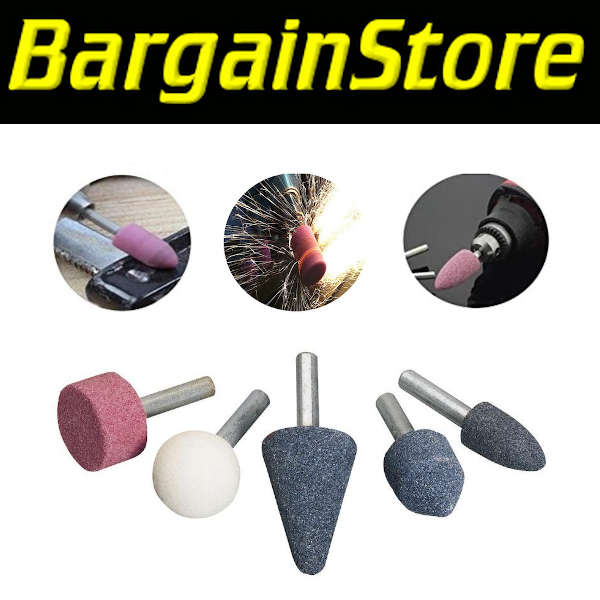 5 Piece Grinding Stone Drill Bit Set