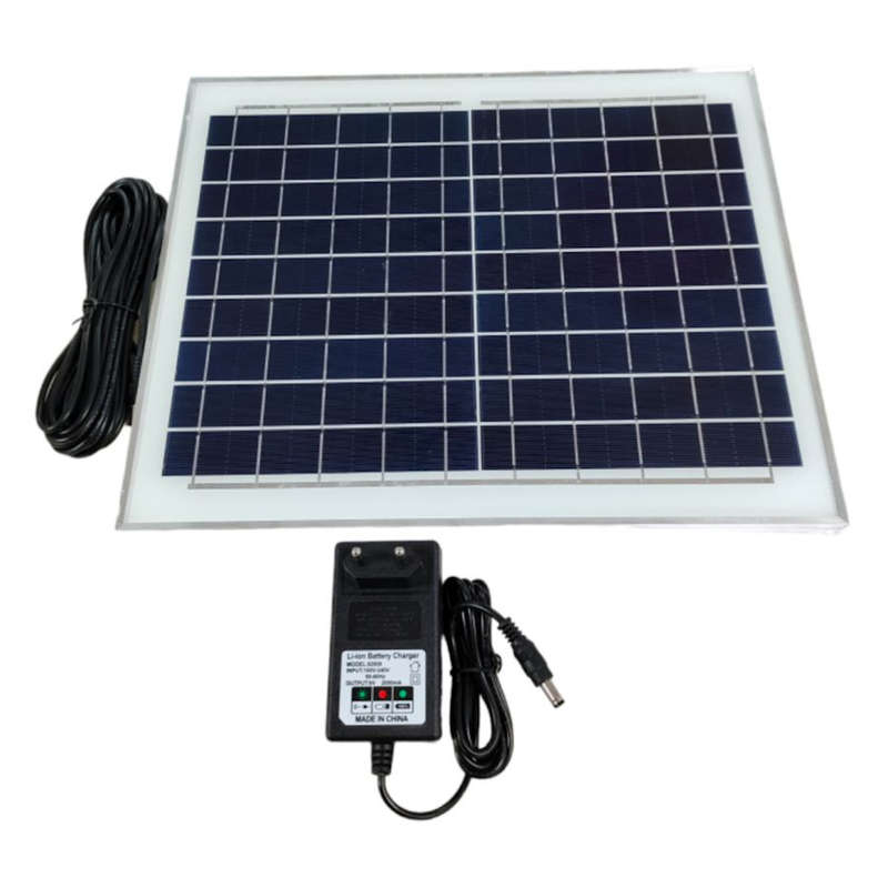 16inch Standing Solar Rechargeable Fan