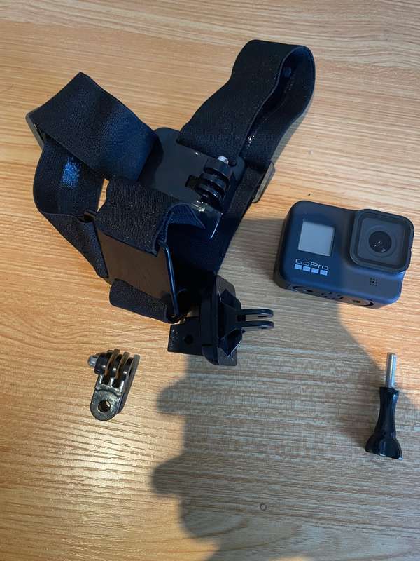 GoPro HERO8 Black Action Camera + Stand & Head Strap