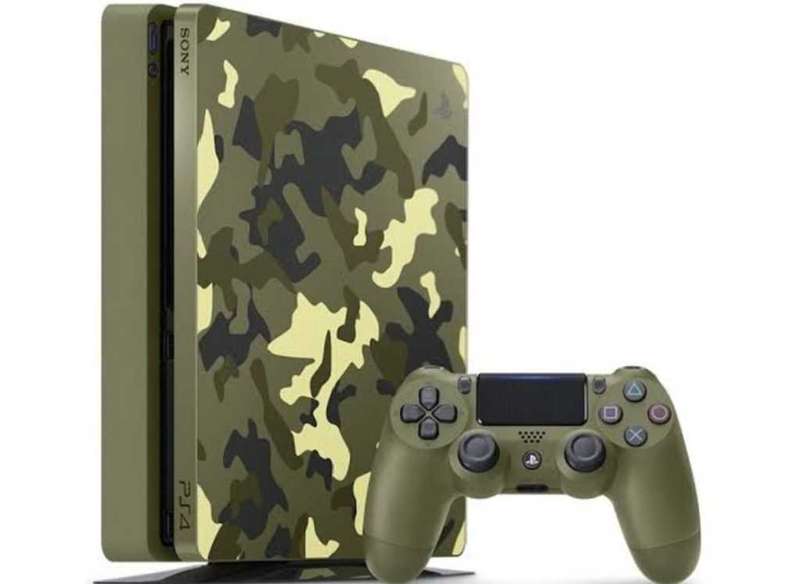 Sony PS4 Slim Green Camouflage - 1TB With 1 Black generic controller