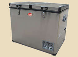 Portable 70Lt Double Door Fridge/Freezer