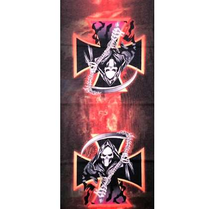 BIKERS   FACE MASK Tubular Motorcycle Buff Type Scarf - ANARCHY