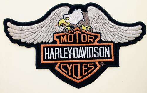 Harley bikers big downwings eagle embroidery  patch ON PROMOTION!