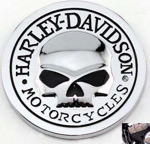 Willy G Harley  metal badge chrome