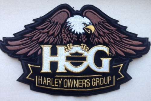 Harley Davidson HOG big eagle embroidery patch