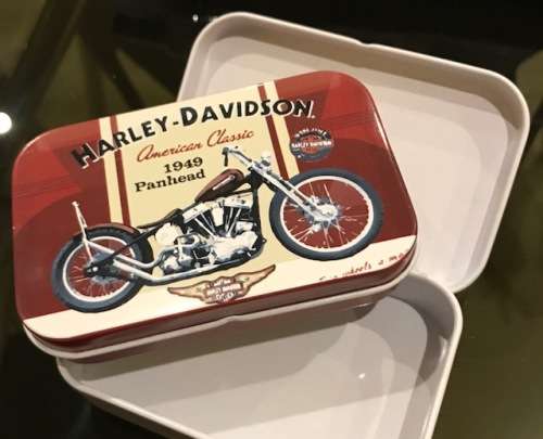 Harley Davidson tin box