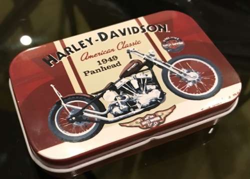 Harley Davidson tin box