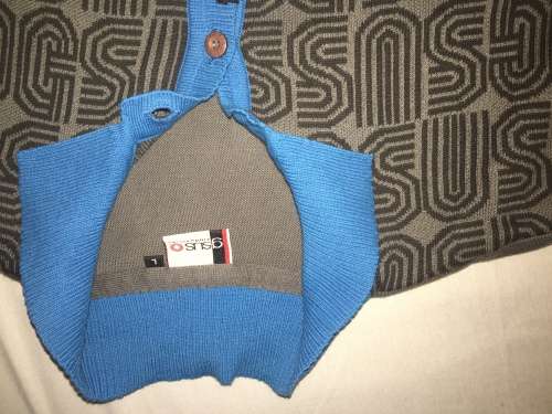 Gsus Sindustries designer knitted polo golf shirt geometric pattern Large Hugo Boss Armani Prada