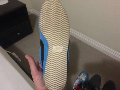 Light blue Nike Cortez retro old school vintage sneaker in excellent condition size 8 adidas